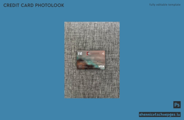 Äquatorialguinea CCEI Bank Visa Electron Karte Fotoansicht Beispielvorschau